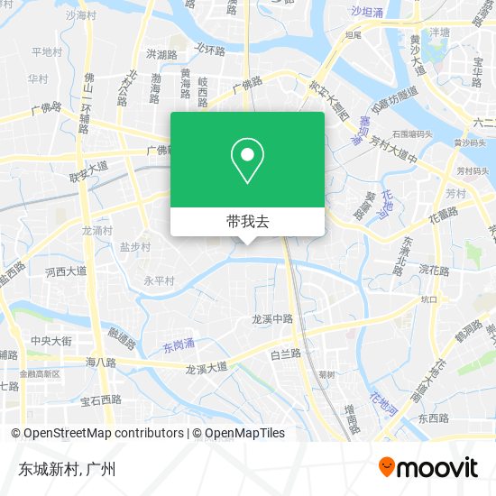 东城新村地图