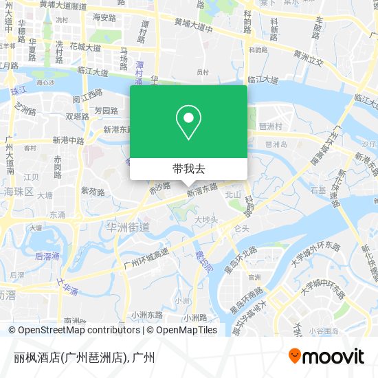 丽枫酒店(广州琶洲店)地图