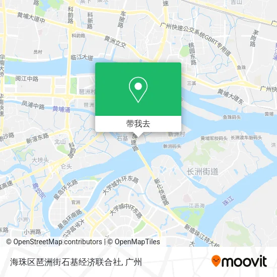 海珠区琶洲街石基经济联合社地图