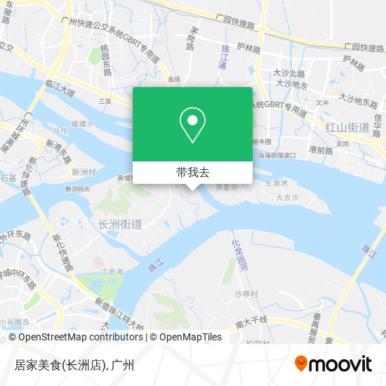 居家美食(长洲店)地图