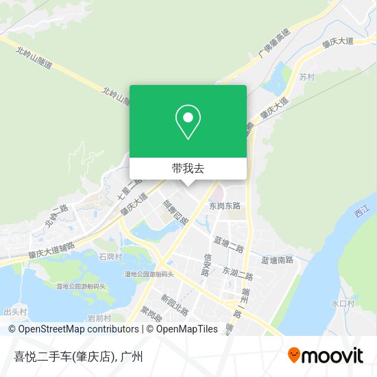 喜悦二手车(肇庆店)地图