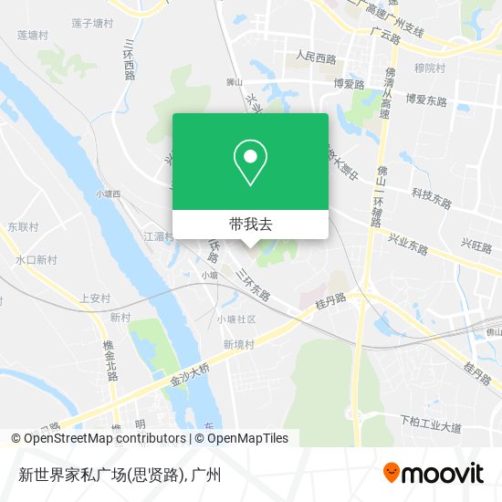新世界家私广场(思贤路)地图