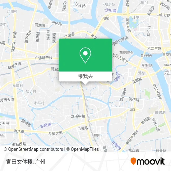 官田文体楼地图