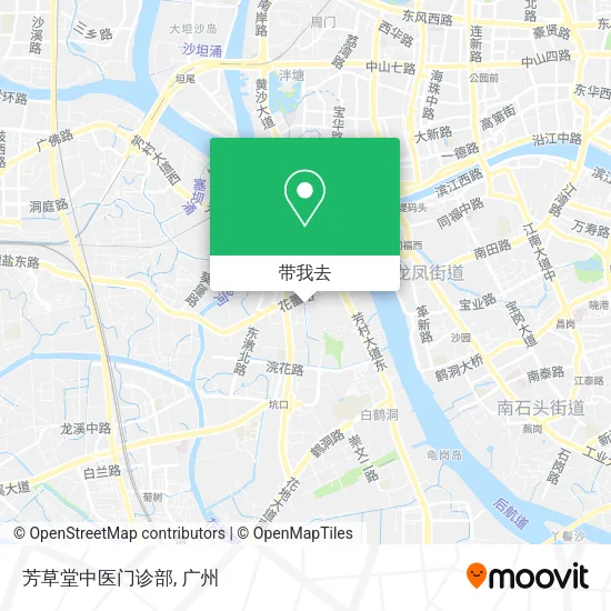 芳草堂中医门诊部地图