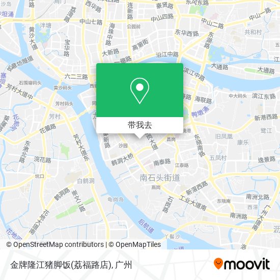 金牌隆江猪脚饭(荔福路店)地图