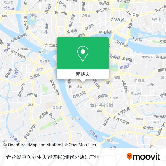 青花瓷中医养生美容连锁(现代分店)地图