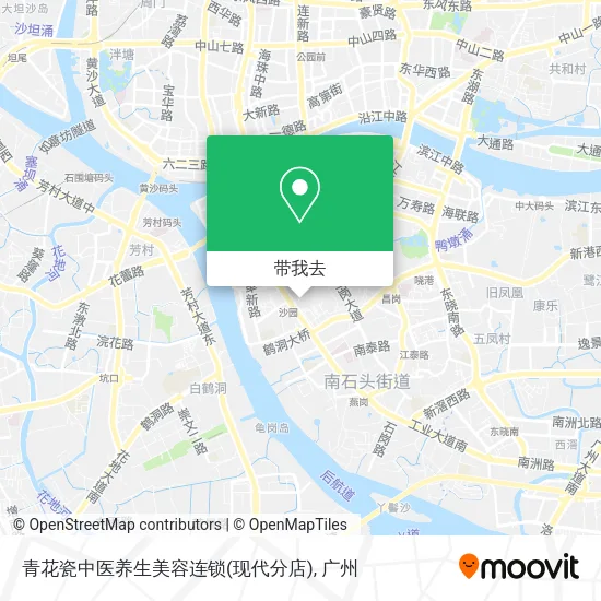 青花瓷中医养生美容连锁(现代分店)地图