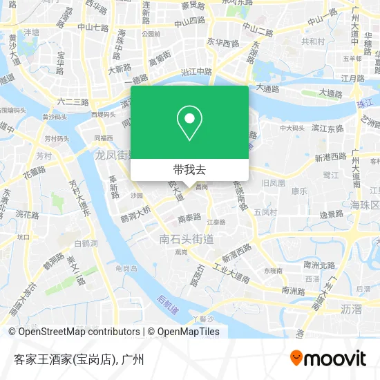 客家王酒家(宝岗店)地图