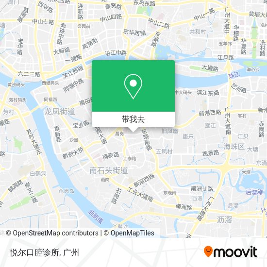 悦尔口腔诊所地图