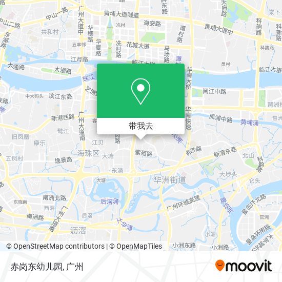 赤岗东幼儿园地图