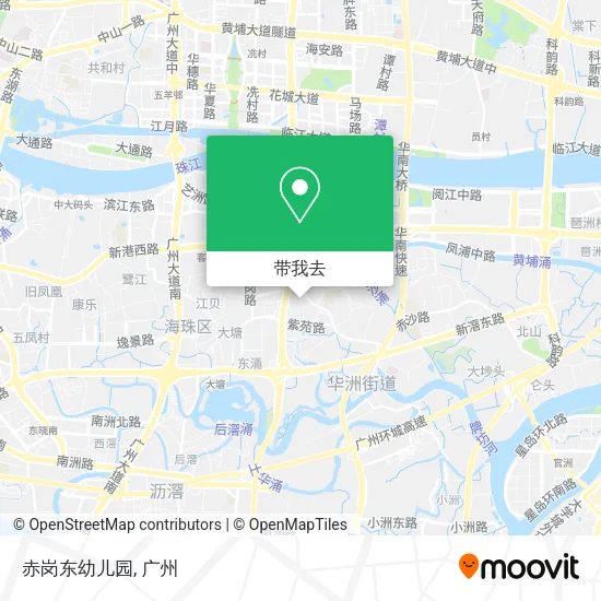 赤岗东幼儿园地图