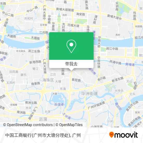 中国工商银行(广州市大塘分理处)地图
