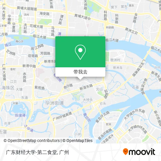 广东财经大学-第二食堂地图