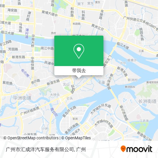 广州市汇成洋汽车服务有限公司地图