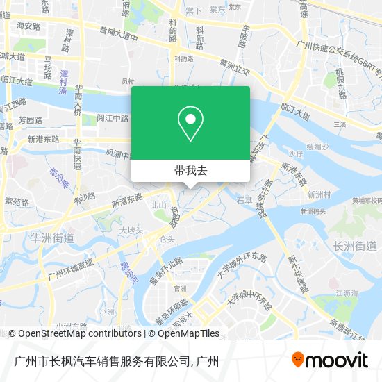 广州市长枫汽车销售服务有限公司地图