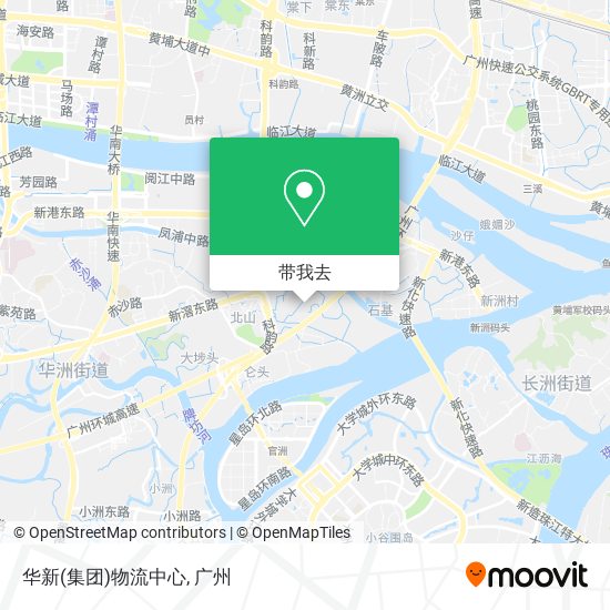 华新(集团)物流中心地图
