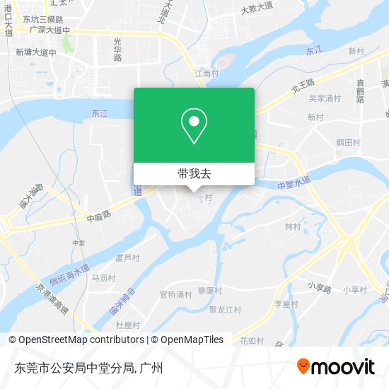 东莞市公安局中堂分局地图