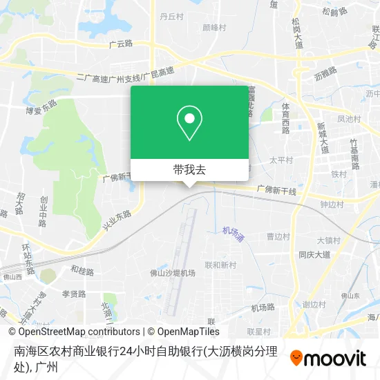 南海区农村商业银行24小时自助银行(大沥横岗分理处)地图