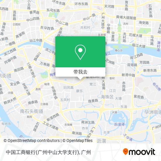 中国工商银行(广州中山大学支行)地图