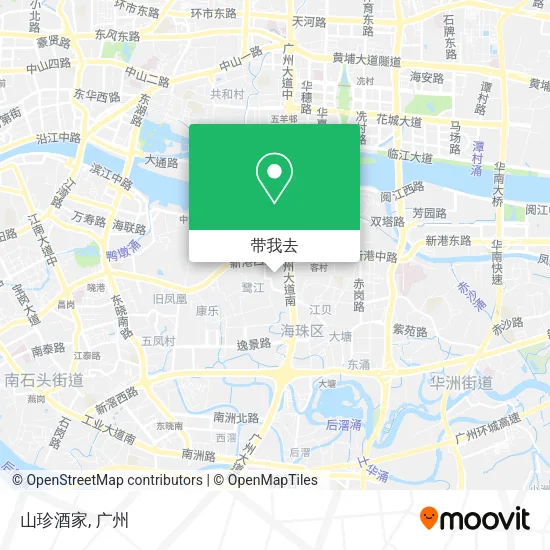 山珍酒家地图