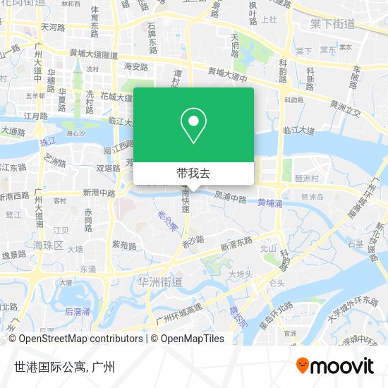 世港国际公寓地图