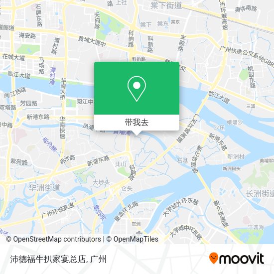 沛德福牛扒家宴总店地图