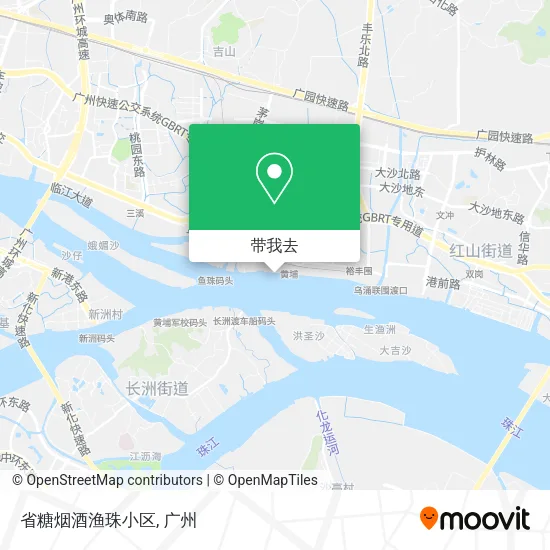 省糖烟酒渔珠小区地图