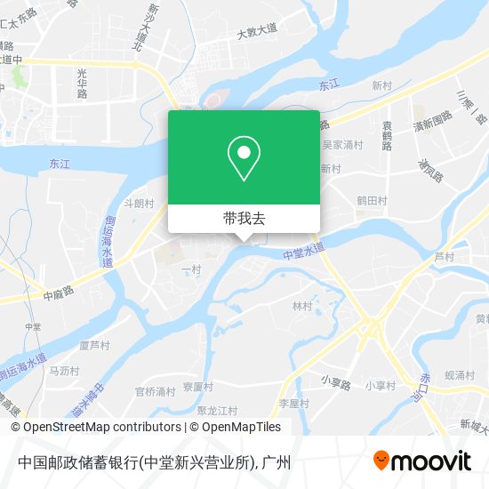 中国邮政储蓄银行(中堂新兴营业所)地图