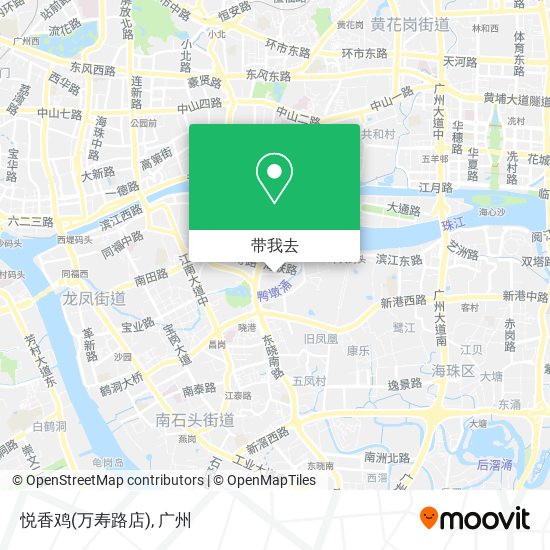 悦香鸡(万寿路店)地图
