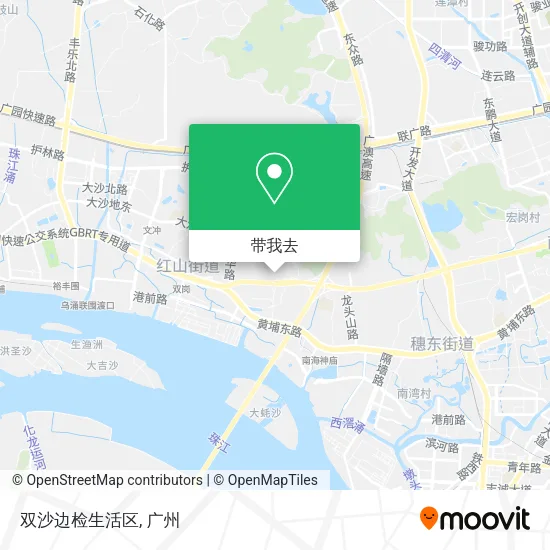 双沙边检生活区地图