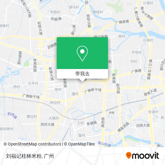 刘福记桂林米粉地图