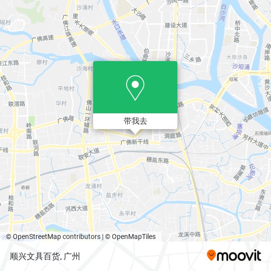 顺兴文具百货地图