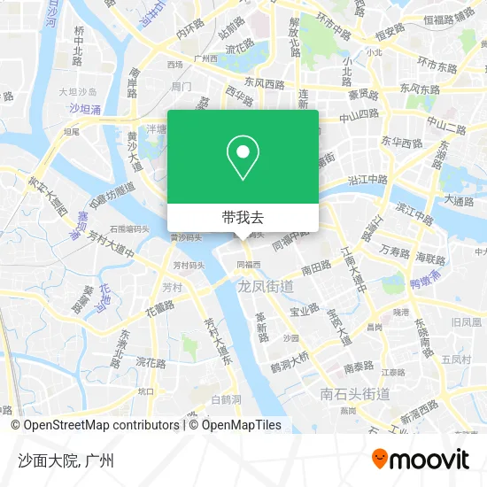 沙面大院地图