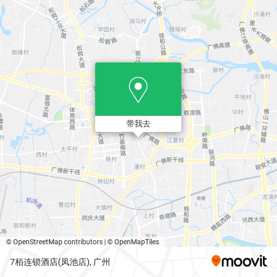 7栢连锁酒店(凤池店)地图