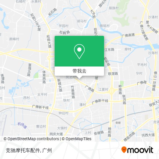 竞驰摩托车配件地图