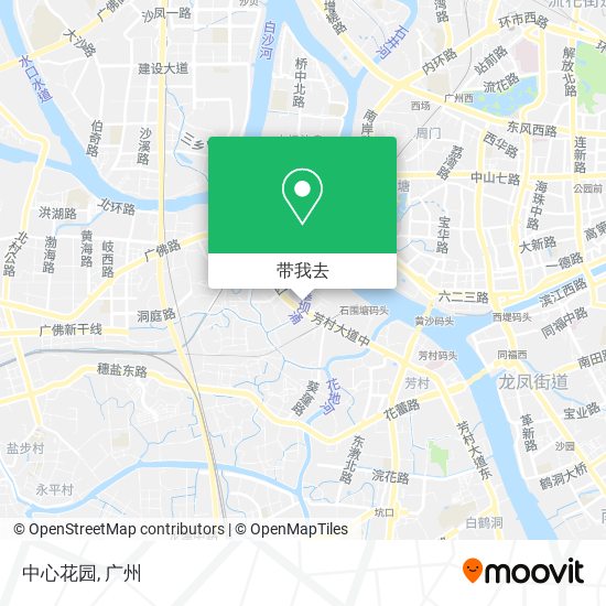中心花园地图