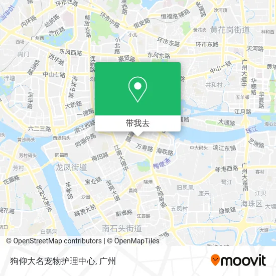 狗仰大名宠物护理中心地图