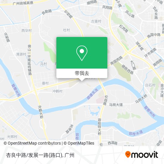 杏良中路/发展一路(路口)地图