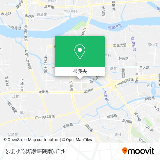 沙县小吃(培教医院南)地图