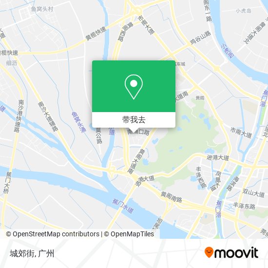城郊街地图