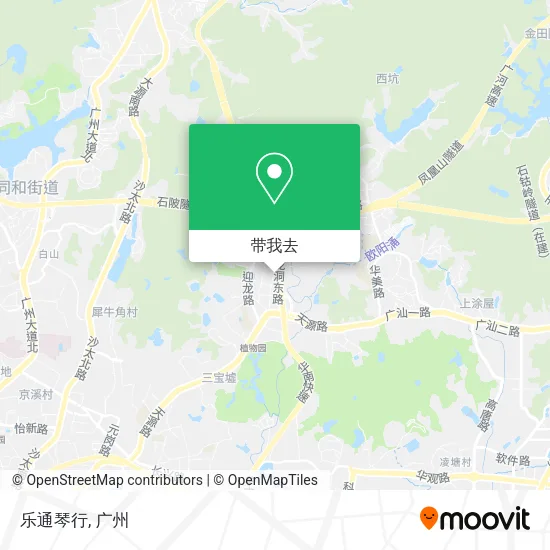 乐通琴行地图