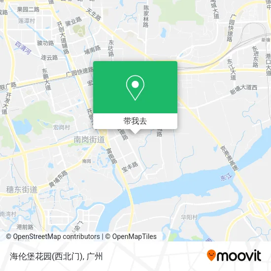 海伦堡花园(西北门)地图