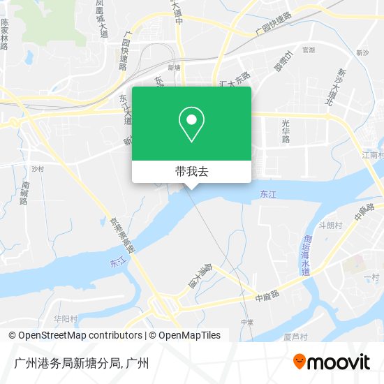 广州港务局新塘分局地图