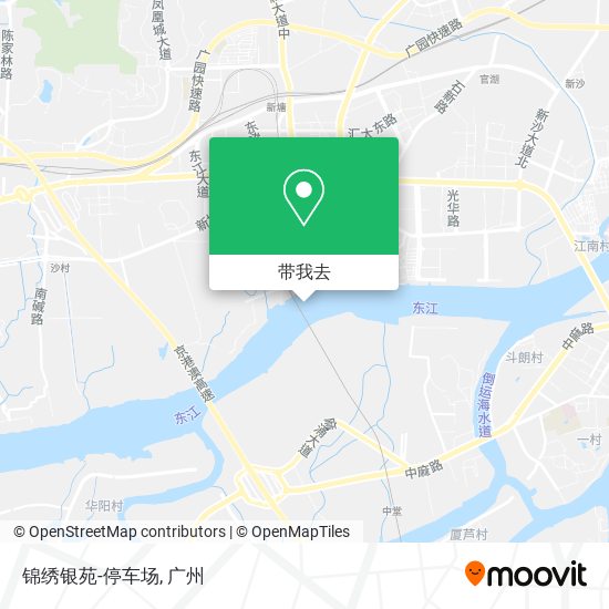 锦绣银苑-停车场地图