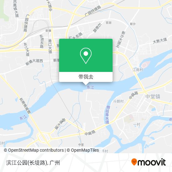 滨江公园(长堤路)地图