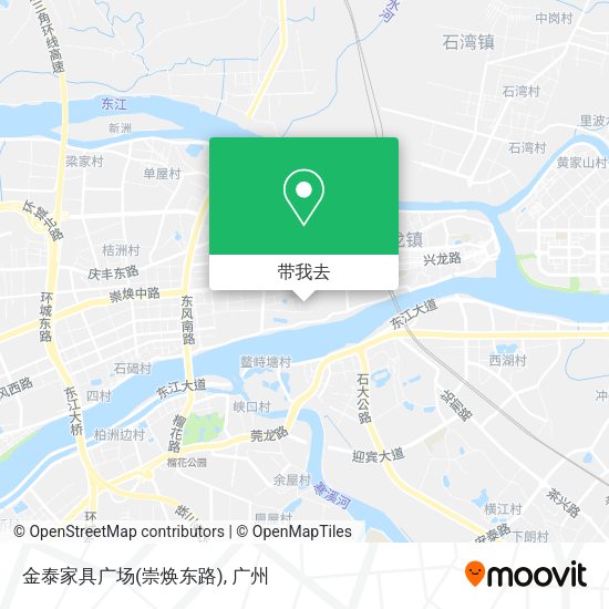 金泰家具广场(崇焕东路)地图