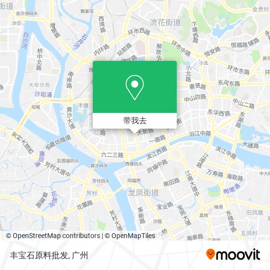 丰宝石原料批发地图