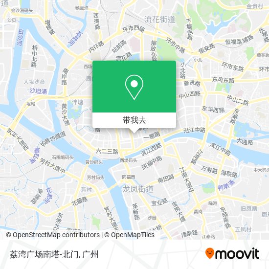 荔湾广场南塔-北门地图