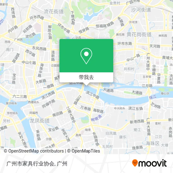 广州市家具行业协会地图