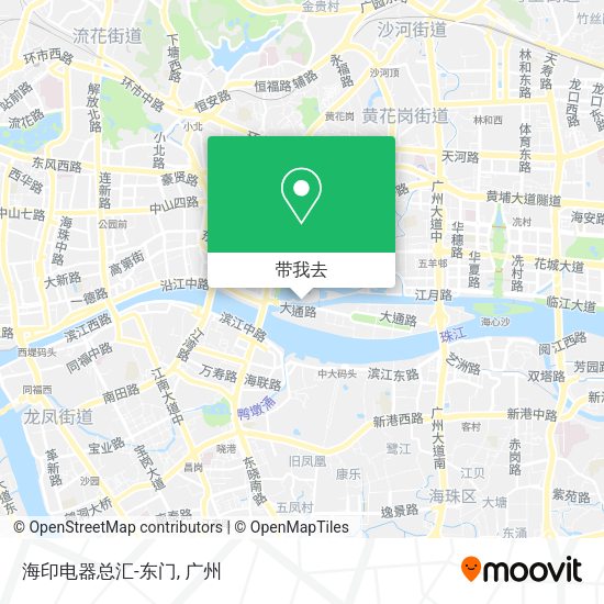 海印电器总汇-东门地图